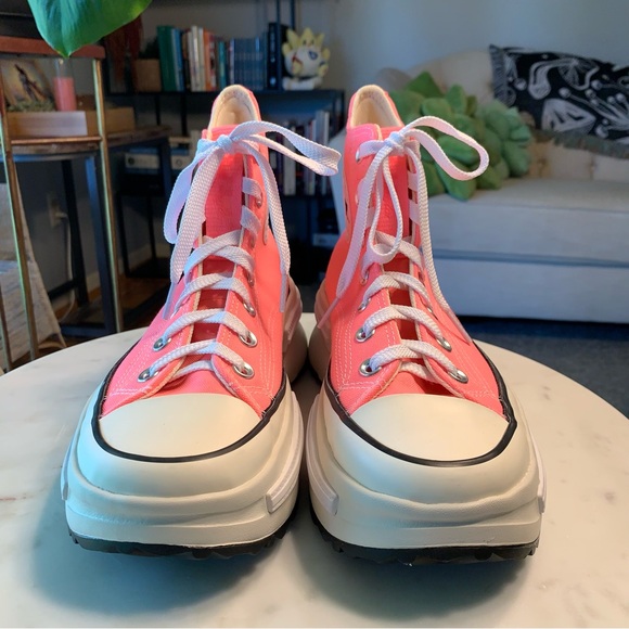 Converse Run Star Legacy CX High A05012C, Size 7.5, Electric Blush Pink - Picture 4 of 12